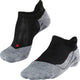 Falke ru4 chaussettes de course invisibles anti-ampoules en coton matériau fonctionnel hommes noir - taille 46-48