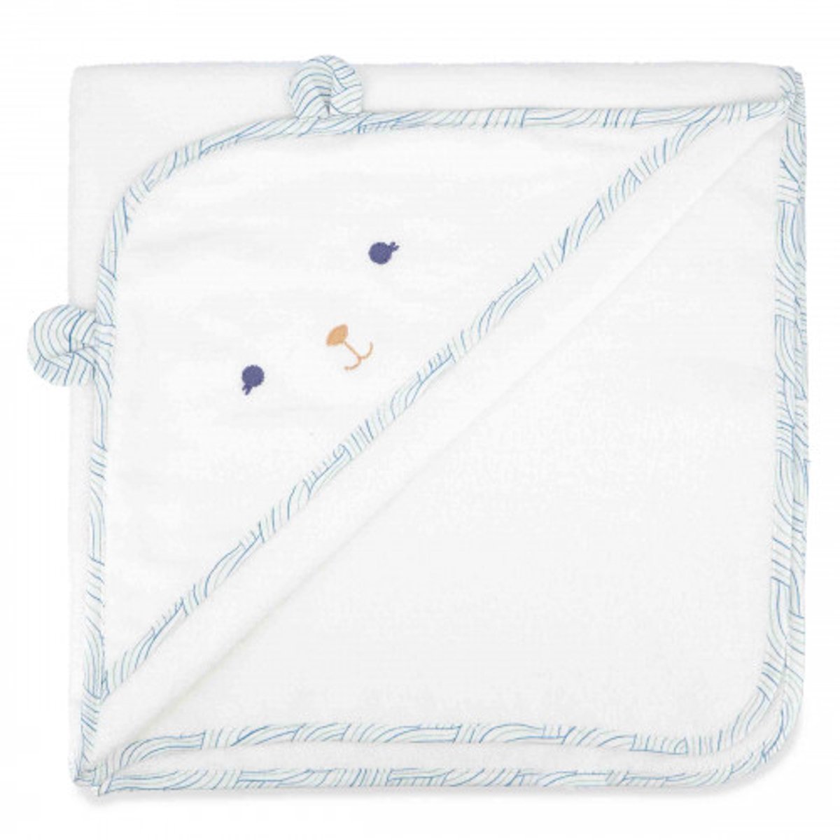 Kaloo petit calme - ensemble cadeau pour bébé - cape de bain et brosse