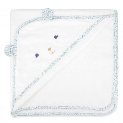 Kaloo petit calme - ensemble cadeau pour bébé - cape de bain et brosse