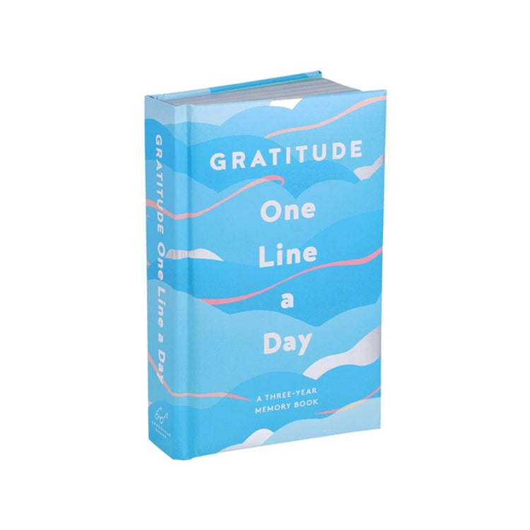 Chronique livres gratitude une ligne par jour - journal intime pendant 3 ans - un livre de souvenirs de trois ans