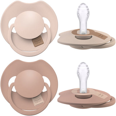 Sucette Difrax lovi Dynamic Prime - 0 à 6 mois - beige - 2 pièces