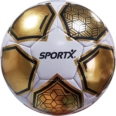 Sportx Football Gold White Star Metallic 330-350gr, 21cm