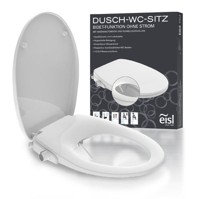 EISL Toilet Seat Soft-Close avec Bidet Fonction White