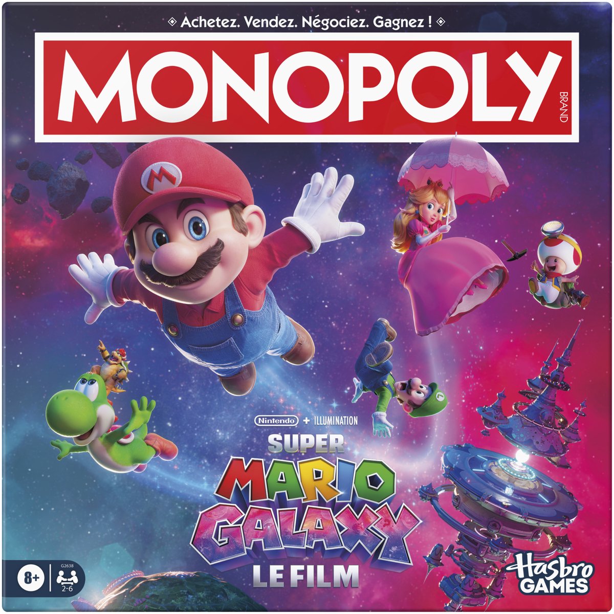 Hasbro monopole super mario frt