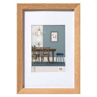 Walther fiorito - cadre en bois mdf - format photo 30x40 cm - chêne clair
