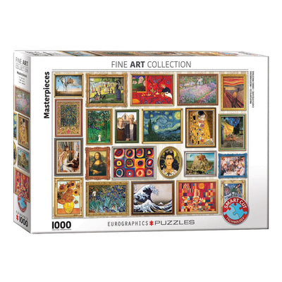 Eurographics - chefs-d'œuvre - 1000 pièces 68×48cm (l×h) - puzzle