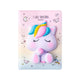 Lazy stars - carnet - licorne squishy - 1 pièce - 128 feuilles