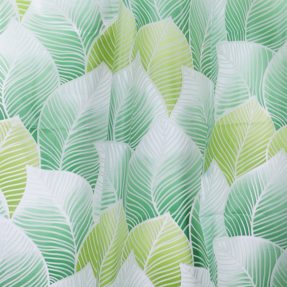 Rideau de douche Differnz vert - 180 x 200 cm - Peva imperméable - vert