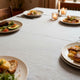 Arti casa nappe 150x240 cm - nappe gris - nappe mélange de matières polyester coton - nappe pour table à manger - design uni