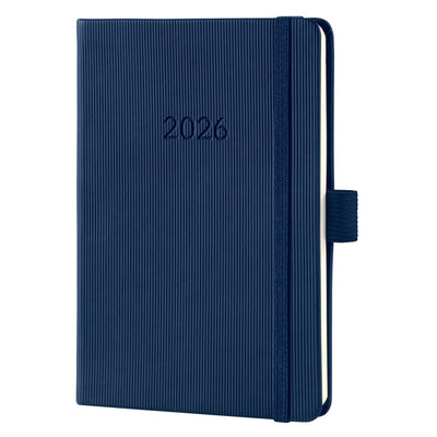 Agenda hebdomadaire Sigel 2026 conceptum - format a6 - bleu nuit - couverture rigide - si-c2663