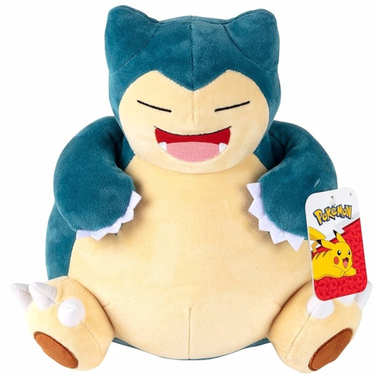 Jazwares peluche pokémon figurine ronflex 30 cm peluches