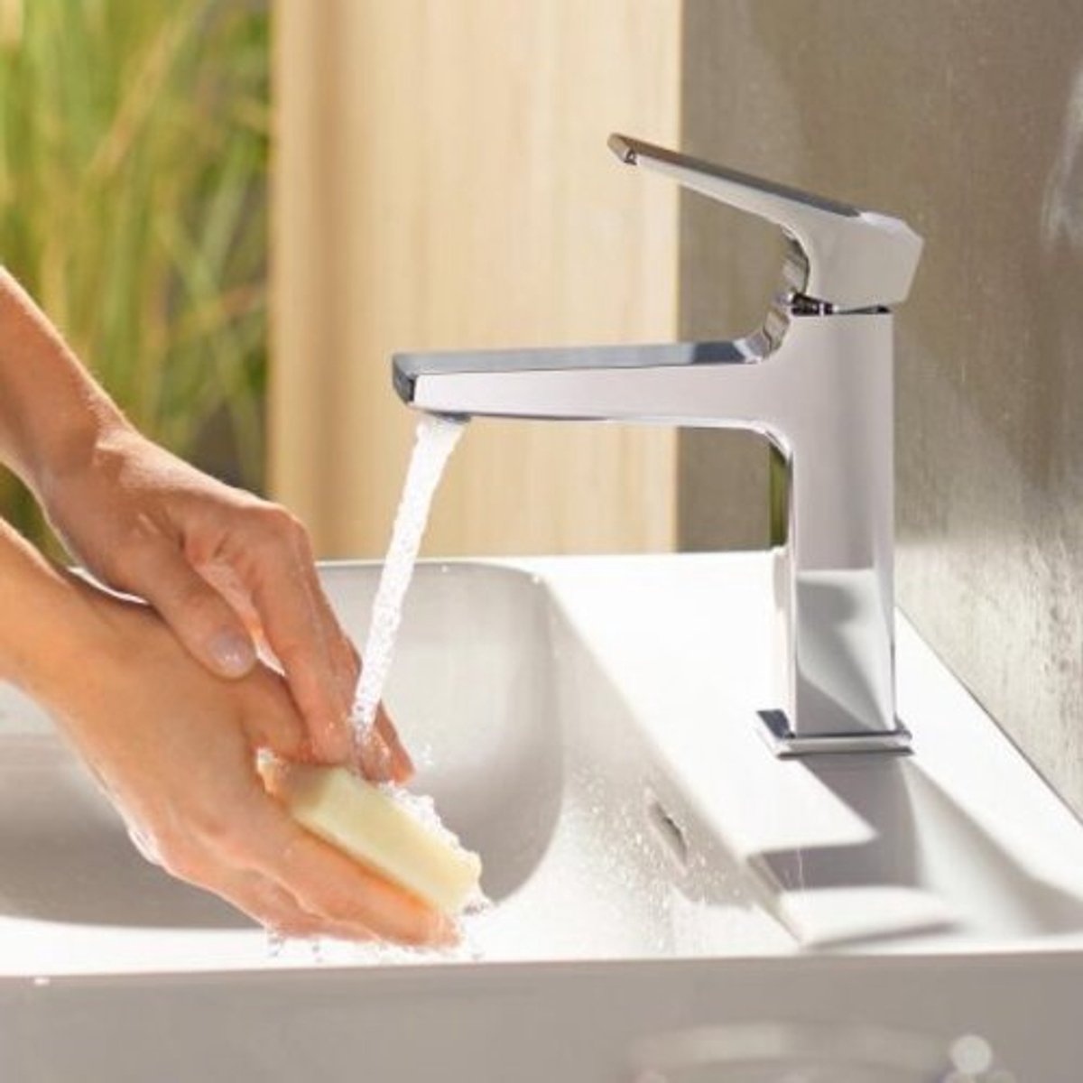 Hansgrohe metropol mitigeur de lavabo 110 avec poignée droite avec vidage chromé