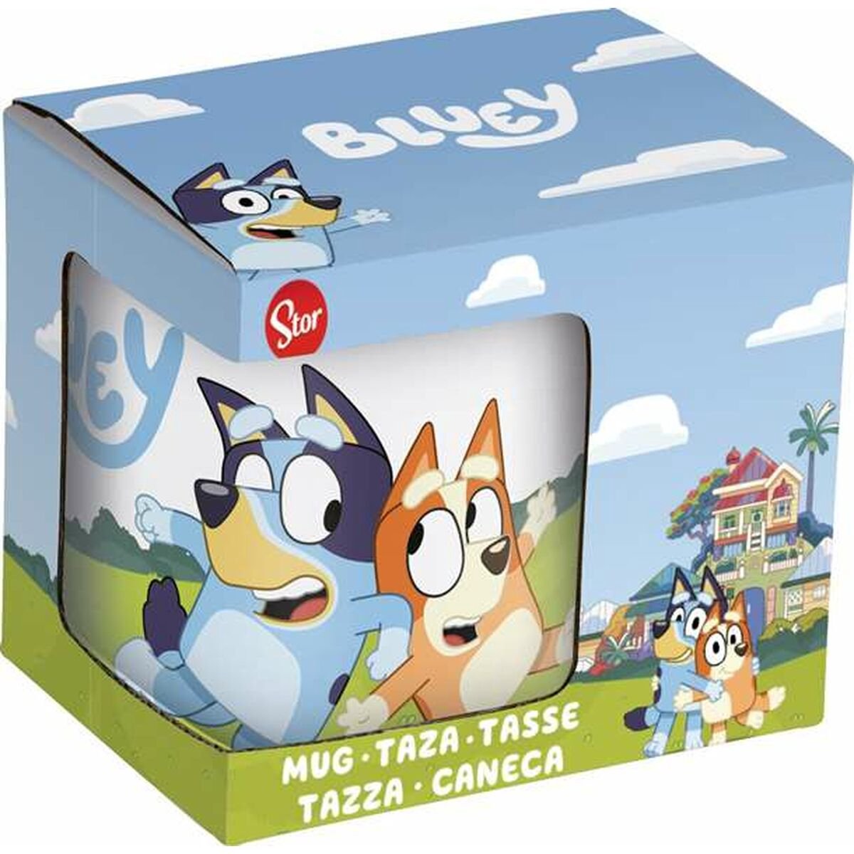 Tasse Stor Safta Bluey 325ml transparente