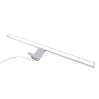 Briloner Thin - Lampe miroir LED - éclairage miroir salle de bain - lumière blanc neutre 4 000k - 8w - 900 lm - chrome - 60cm