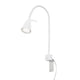 Briloner tuso - applique - lampe de chevet - incl. lumière blanc chaud 3 000 k - gu10 - blanc - métal - 40,3 x 21,7 x 5,8 cm