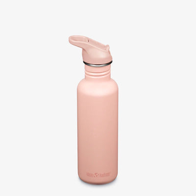Klean Kanteen Drinking Bottle - Classic - Sportdop with Flip - Peach Parfait - 800 ml