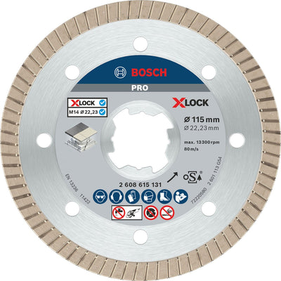 Bosch accessoires 2608615131 disque à tronçonner diamanté x-lock 115 mm diamètre 115 mm 1 pièce(s)