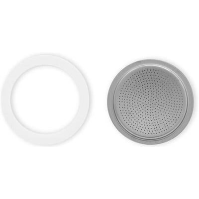 Plaque filtrante en aluminium Bialetti moka + 1 anneau silicone 12 têtes