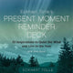 Deck de rappel du moment présent d'Eckhart Tolle