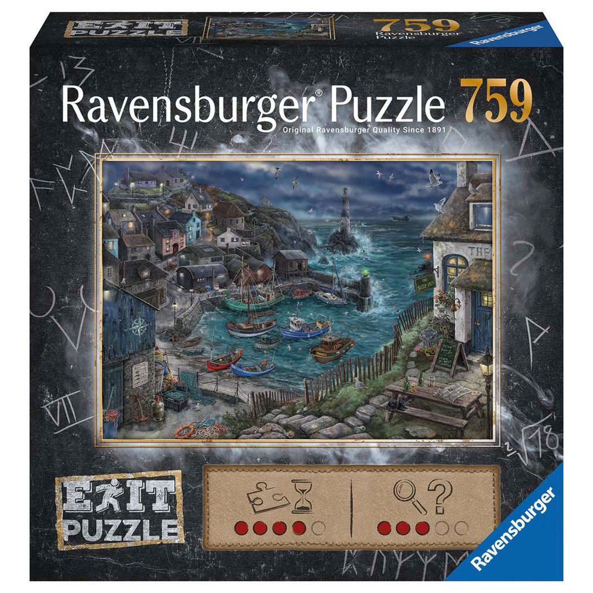 Puzzle Ravensburger Sortie du village de pêcheurs - Puzzle 759 pièces pour adultes.