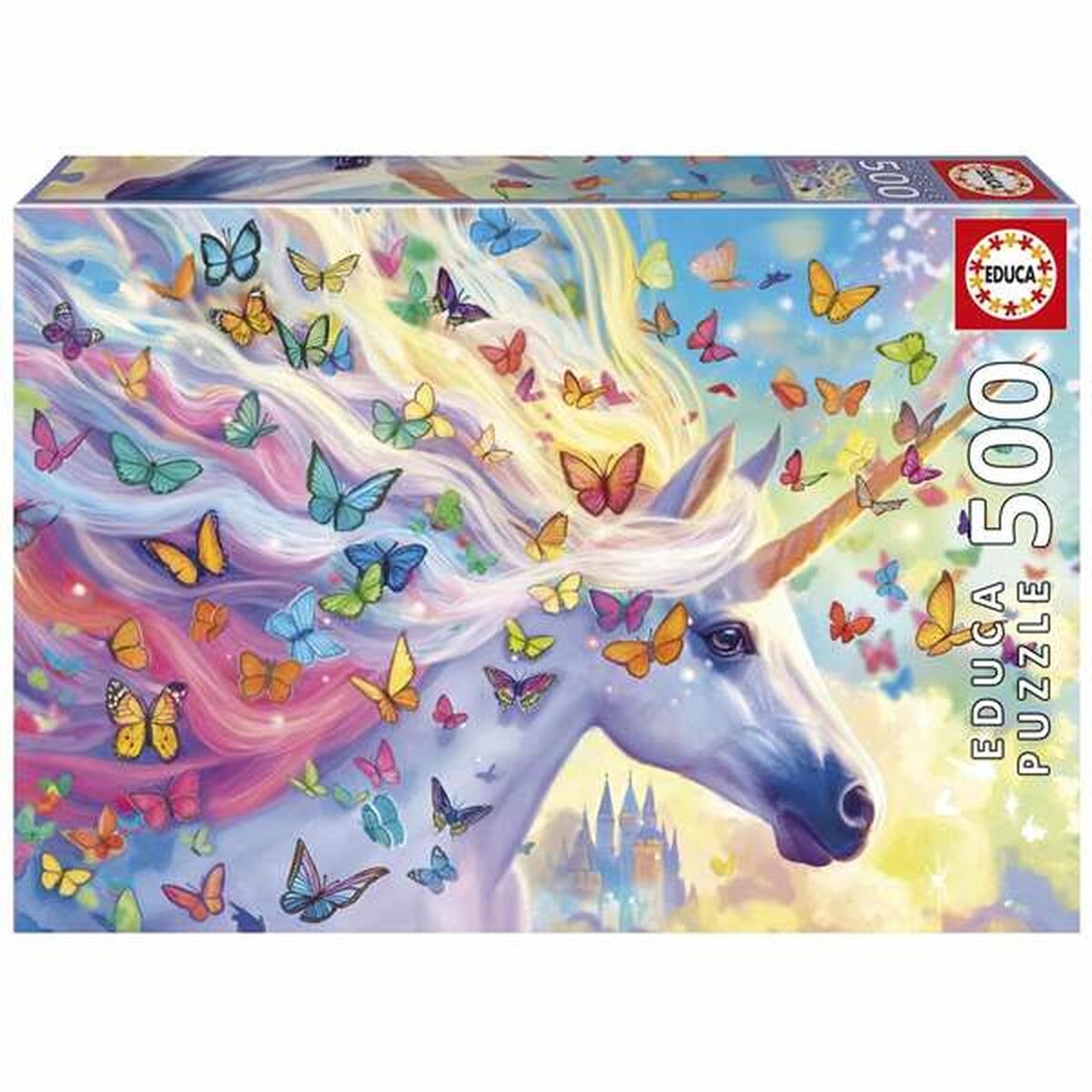 Educa - puzzle - licorne arc-en-ciel - 500 pièces - puzzle