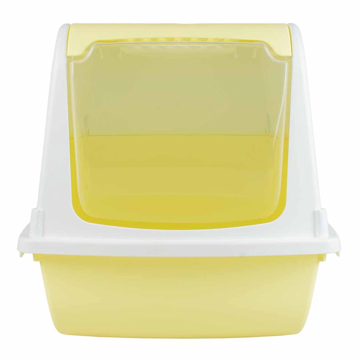 Duvo cat toilet sybil with filter and scoop 57x38x38cm giallo