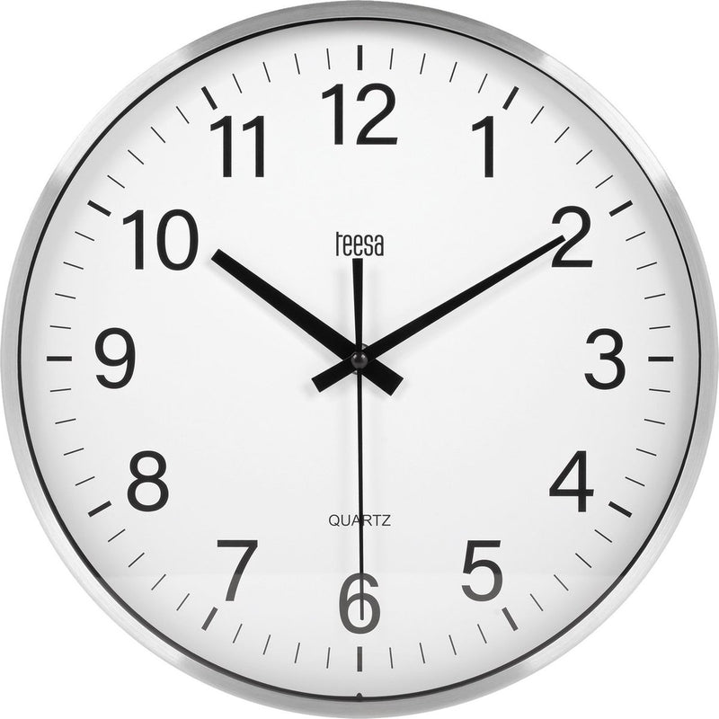 Teesa horloge murale ø30cm argent