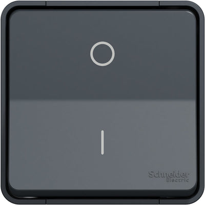 Schneider electric mureva styl diy - interrupteur bipolaire - gris anthracite