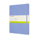 Carnet classique Moleskine - extra large - couverture souple - vierge - bleu hortensia