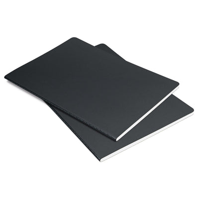 Carnet Sigel linescape - format A5 - gris foncé gris clair - avec trait - 2 pièces - si-ls307