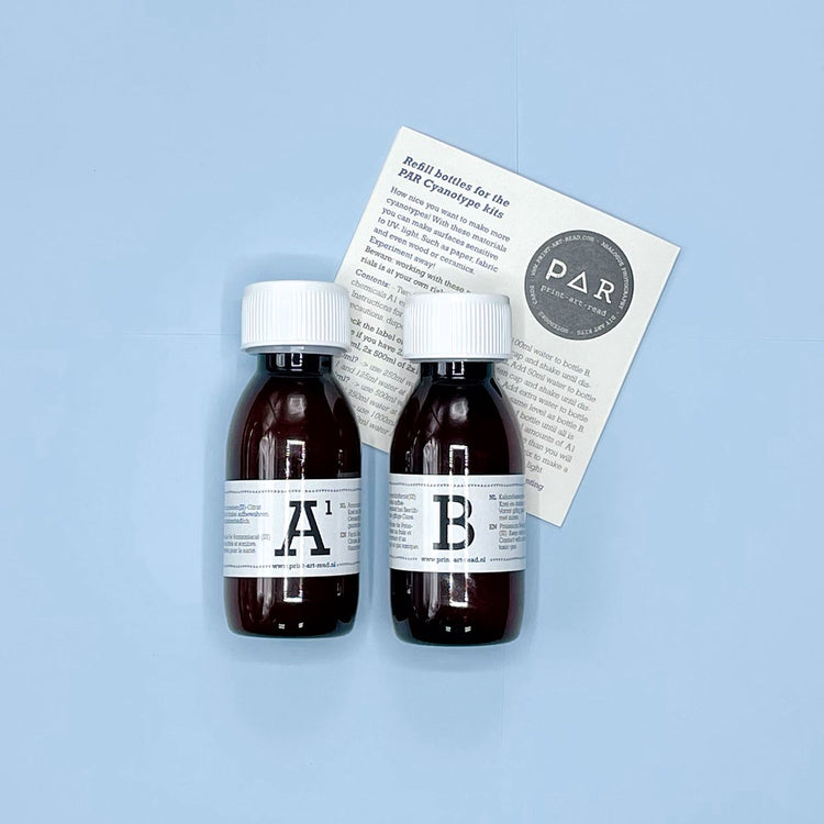Par cyanotype recharge set jouets créatifs 2x250ml plan.
