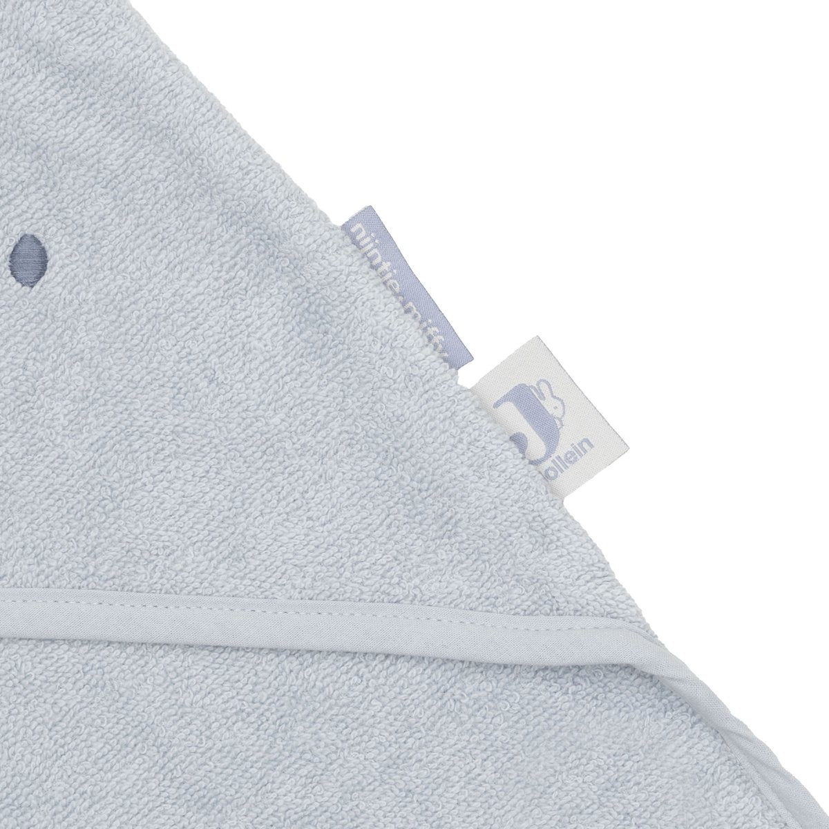 Jollein cape de bain éponge 75x75cm miffy bleu nuageux
