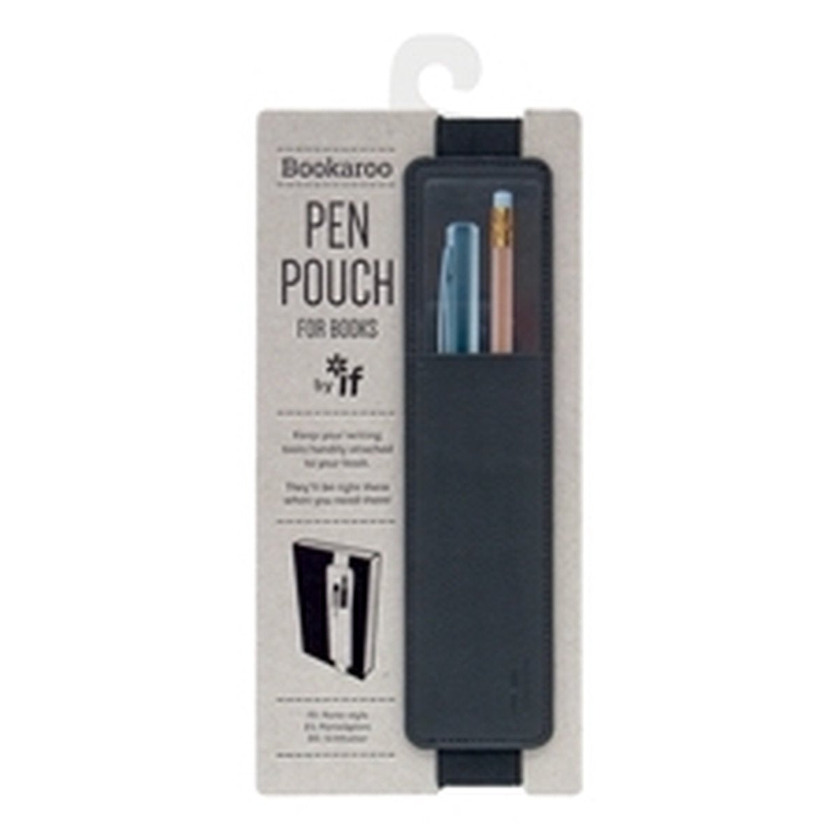 Pochette à stylo Bookaroo - noir