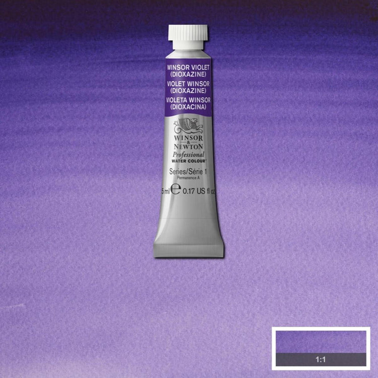 Winsor Newton peinture aquarelle professionnelle à base d'eau violet cartouche 5 ml 1 pièce(s)