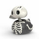 Numskull - canard en caoutchouc tubbz - - squelette halloween (première édition) - 9cm