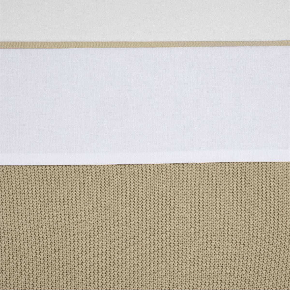 Drap de berceau Meyco - sable - 75x100cm - 0,3 tog