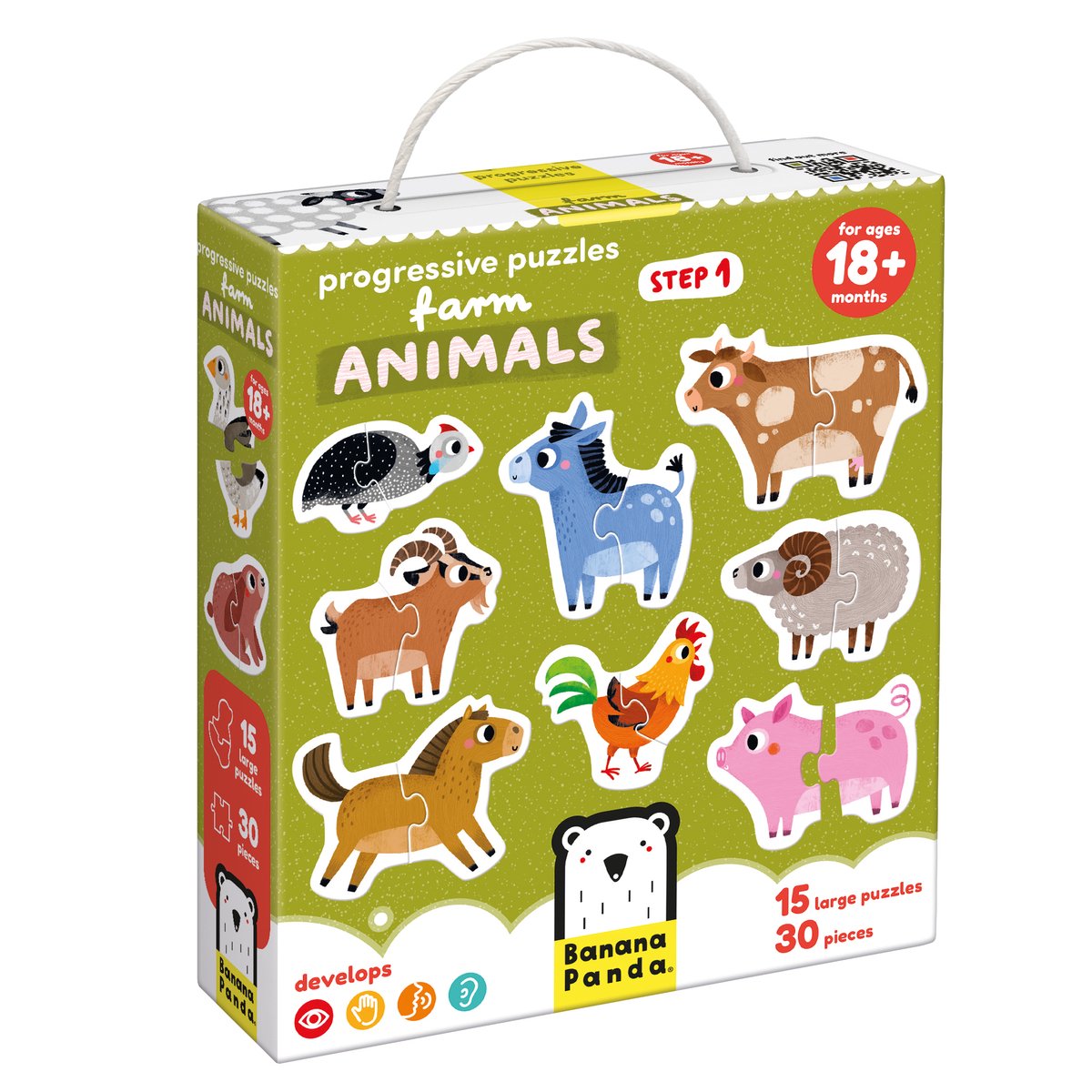 Banana Panda - Rising Puzzles Farm Animaux - 33e.