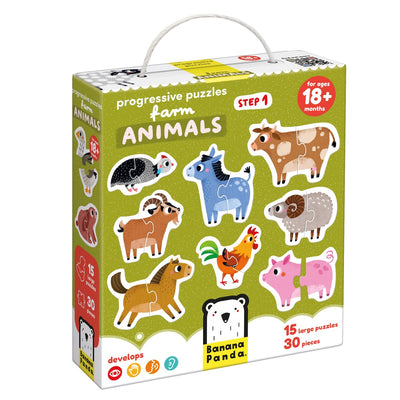 Banana Panda - Rising Puzzles Farm Animaux - 33e.