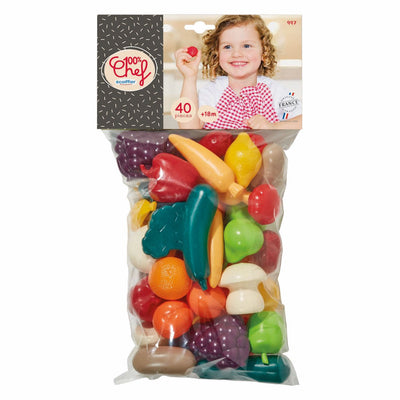 Ecoiffier 100% Chef Speelets Légumes, 40dlg.