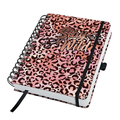 Sigel - cahier à spirale - jolie - a5 - couverture rigide - 240 pages - points - papier 120 grammes - rose leo love - si-jn653