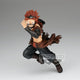 Banpresto my hero academia - les héros incroyables vol.17 figurine eijiro kirishima 13cm