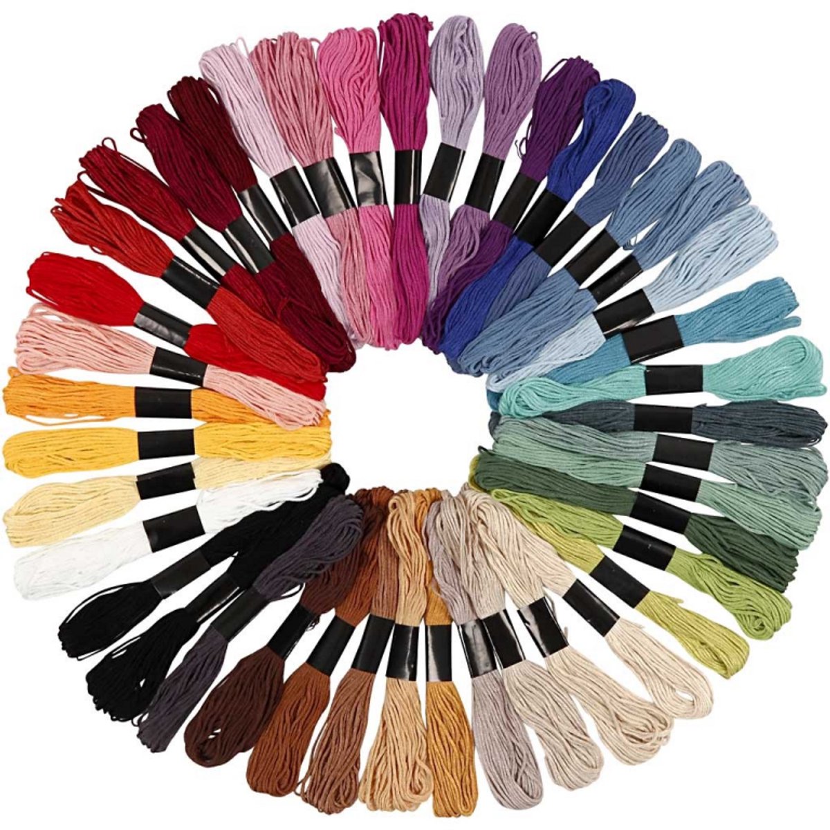 Fil à broder, 42 couleurs