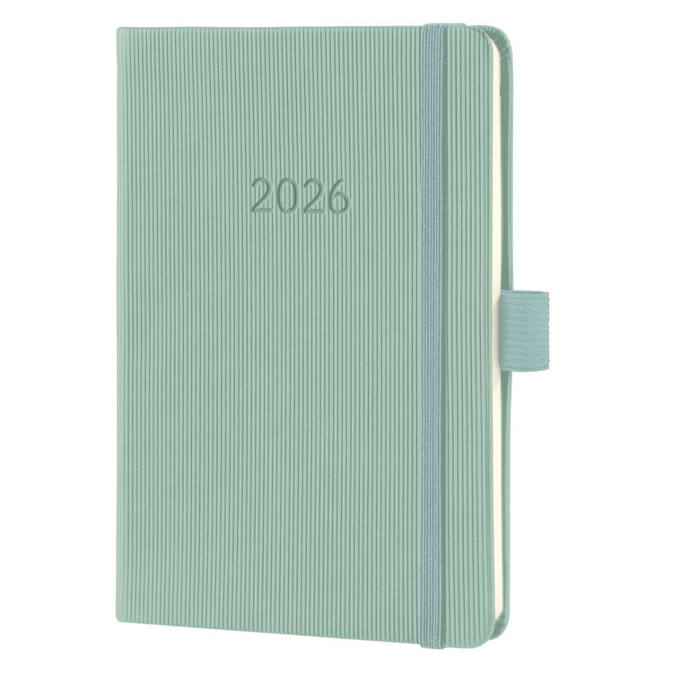 Agenda hebdomadaire Sigel 2026 conceptum - format a6 - menthe - couverture rigide - si-c2673