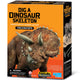 4m déterrez votre dinosaure - tricératops - kit d'excavation et modèle de squelette - kidzlabs - 7+