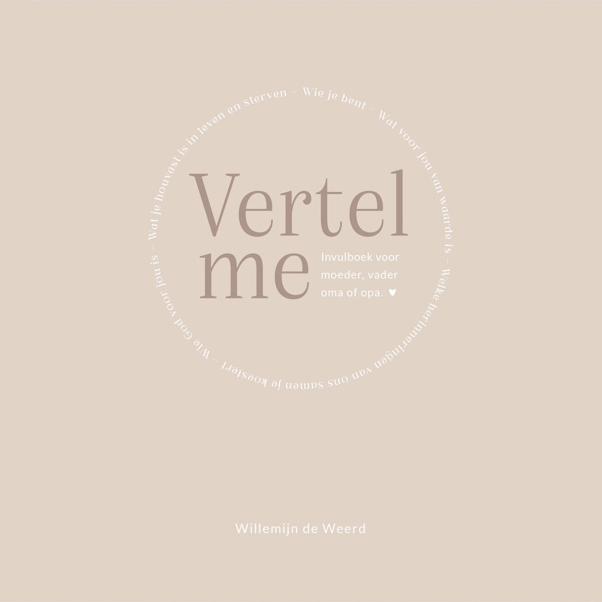 Willemijn de Weerd, dis-moi
