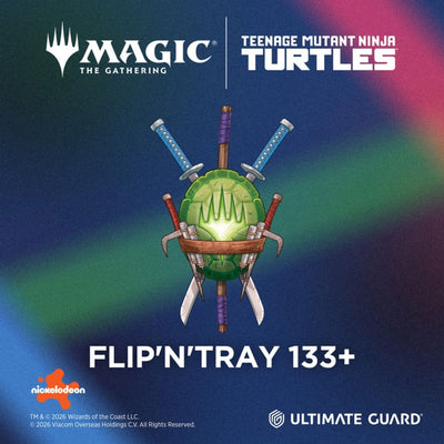 Ultimate guard flip'n'tray 133+ magie xenoskin : le rassemblement | tortues ninja mutantes adolescentes - personnage