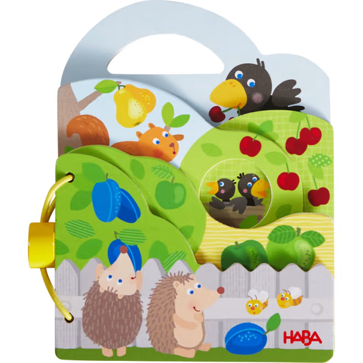 Verger de livres pour bébé en bois Haba