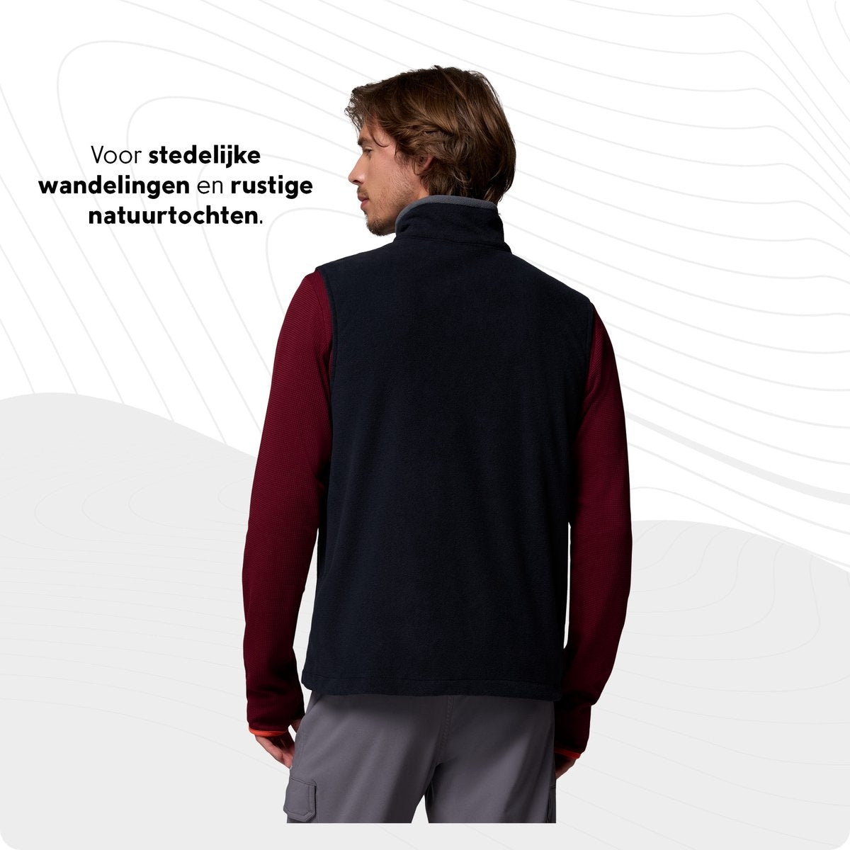 Gilet outdoor homme Columbia fast trek™ Fleece Vest - noir