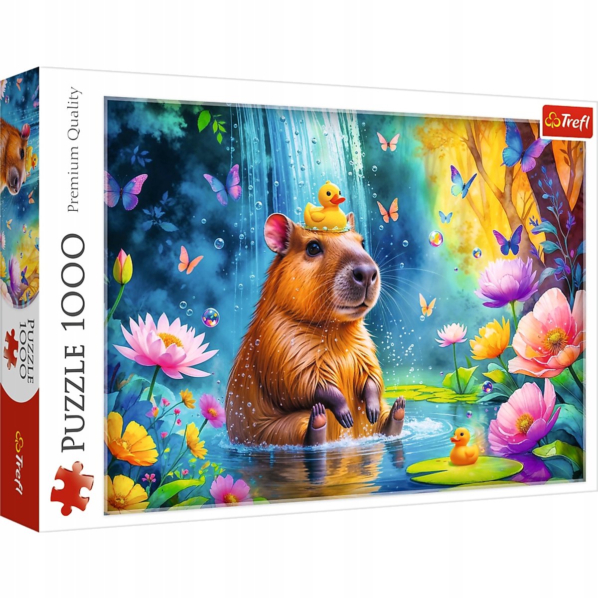 Puzzle Trefl capibara 1000 pièces - paysage naturel à couper le souffle