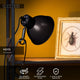 Lucide moys - lampe à pince - 1xe27 - noir